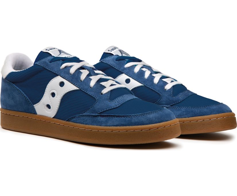 Saucony Jazz Court Originals Dames Blauw Wit | EZT405837