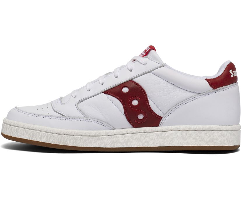 Saucony Jazz Court Originals Dames Wit Rood | WSM956814