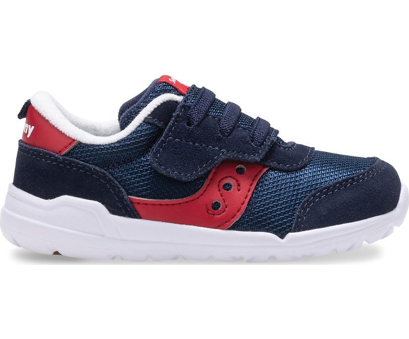 Saucony Jazz Riff Sneakers Kinderen Donkerblauw Rood | OXG178296