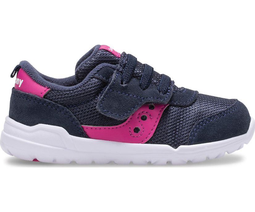 Saucony Jazz Riff Sneakers Kinderen Donkerblauw Roze | QSW395142