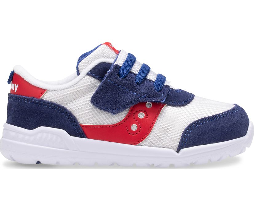 Saucony Jazz Riff Sneakers Kinderen Rood Wit Blauw | BYH837429