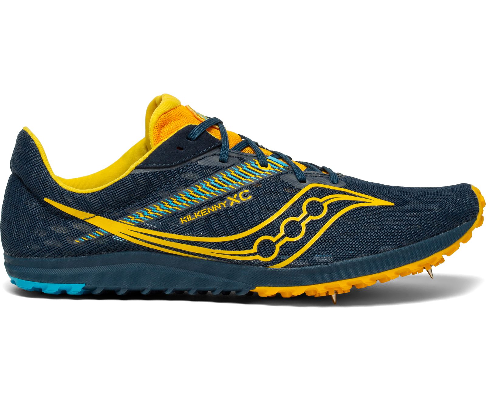 Saucony Kilkenny Xc9 Spike Hardloopschoenen Heren Donkerblauw Goud | JCB690745