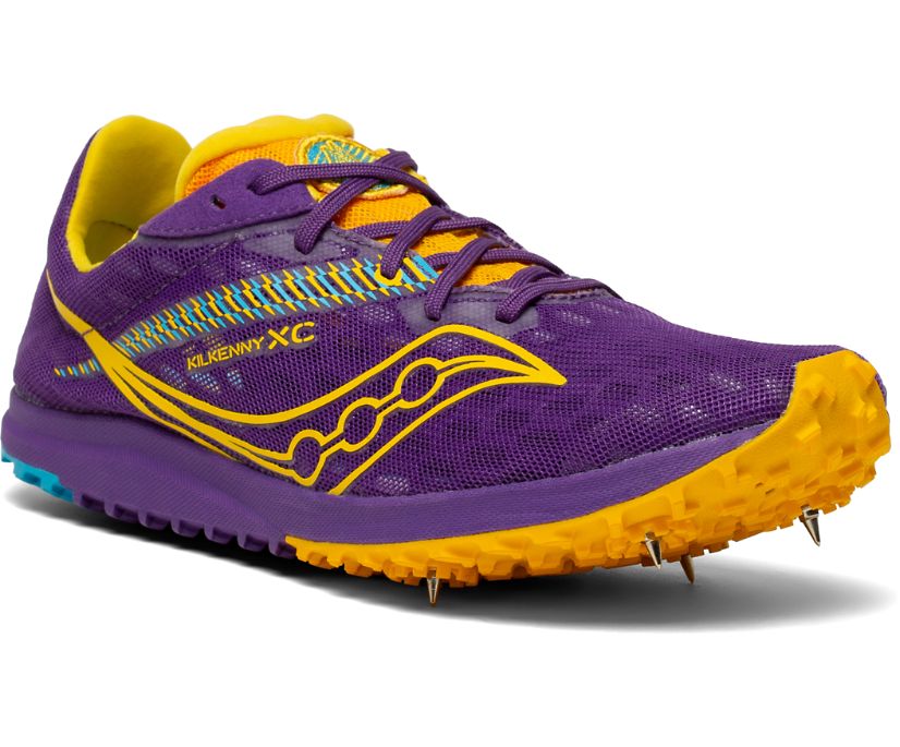 Saucony Kilkenny Xc9 Spike Hardloopschoenen Dames Paars Goud | OBW746190