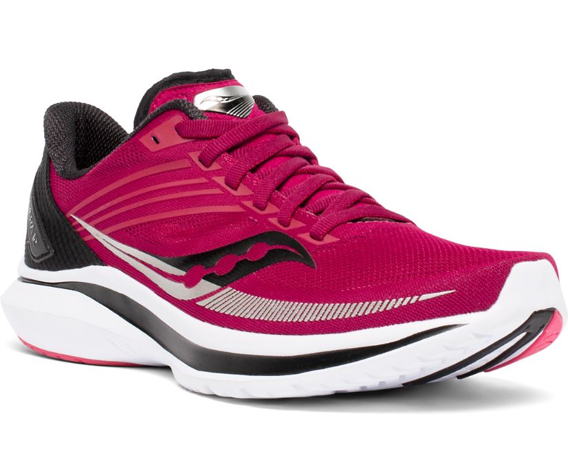 Saucony Kinvara 12 Hardloopschoenen Dames Roze Zilver | BJC764823