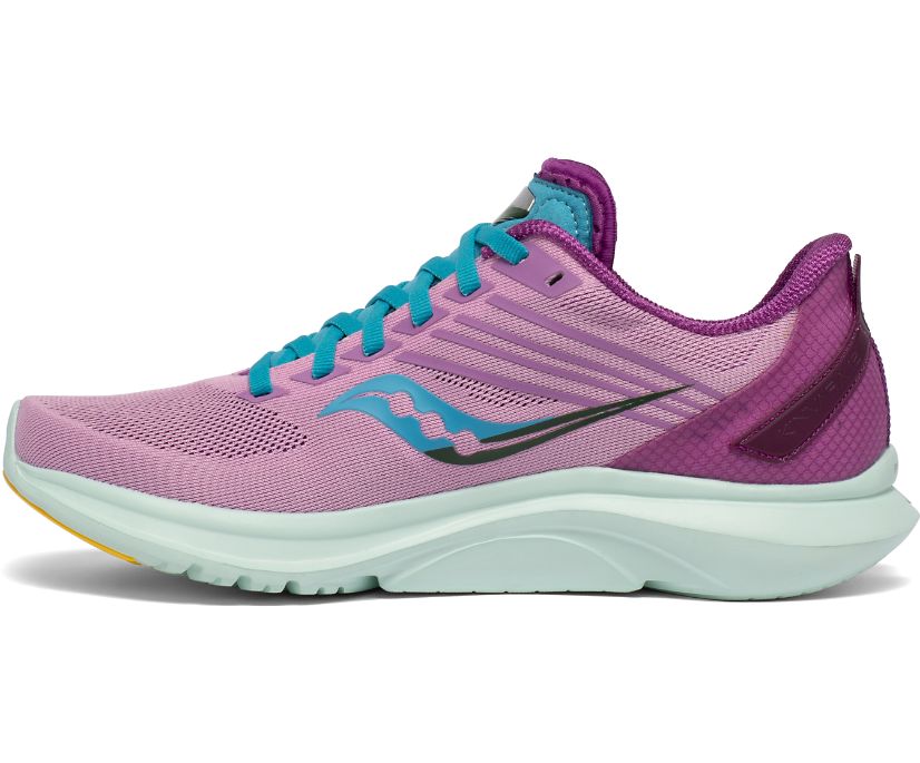 Saucony Kinvara 12 Hardloopschoenen Dames Roze Blauw | DYM175803