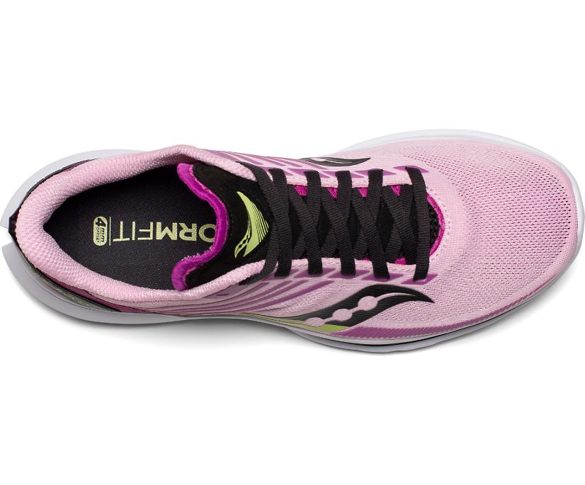 Saucony Kinvara 12 Hardloopschoenen Dames Roze Zwart | ONS819726