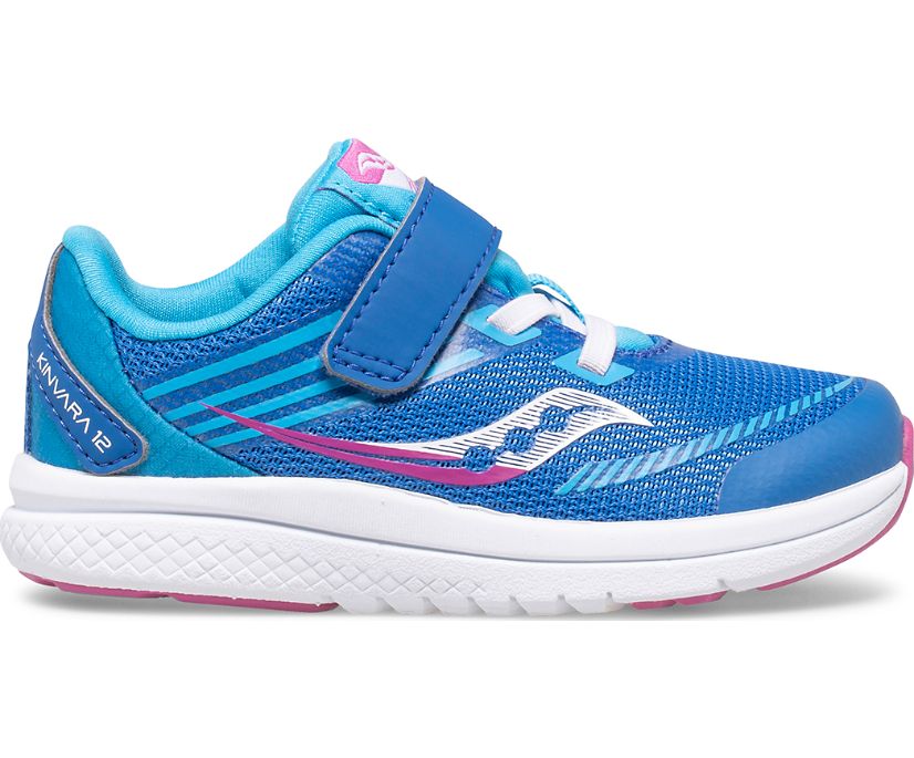 Saucony Kinvara 12 Jr. Sneakers Kinderen Blauw Roze | VPW849013