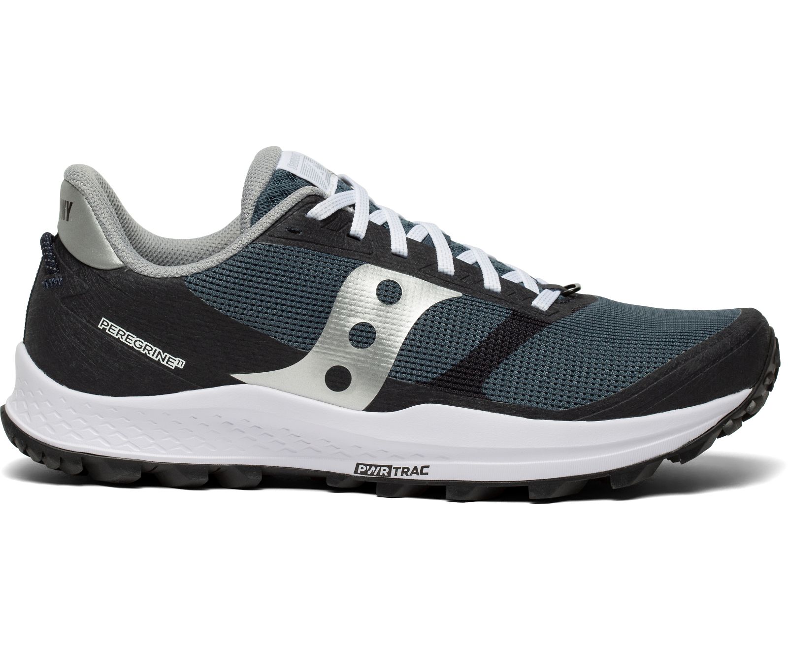 Saucony Peregrine 11 Trailrunning Schoenen Dames Zwart Donkerblauw | 176-ZYOWGV