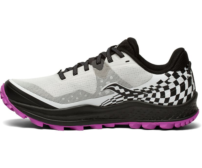 Saucony Peregrine 11 Trailrunning Schoenen Dames Zilver Paars | 573-UAKDFJ