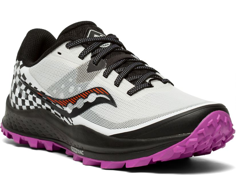 Saucony Peregrine 11 Trailrunning Schoenen Dames Zilver Paars | 573-UAKDFJ