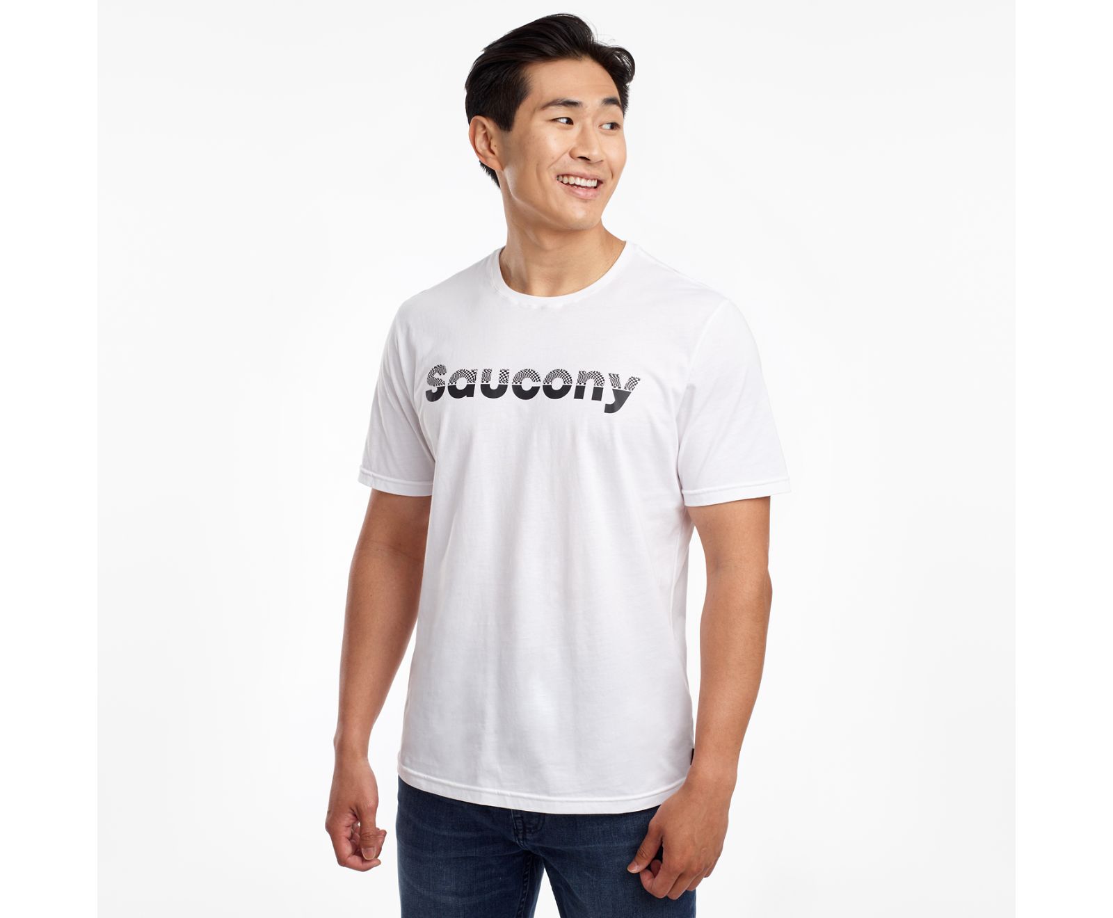 Saucony Rested Kort Sleeve Overhemd Heren Wit | WZR934102