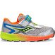 Saucony Ride 10 Jr. Sneakers Kinderen Zilver Oranje Groen | RQI920581