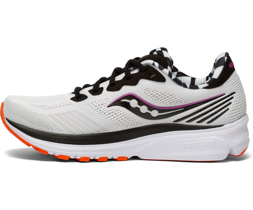 Saucony Ride 14 Hardloopschoenen Dames Grijs Zwart | HST623851