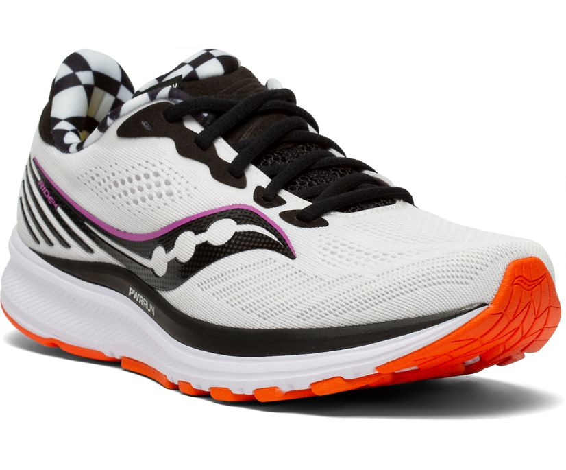 Saucony Ride 14 Hardloopschoenen Dames Grijs Zwart | HST623851