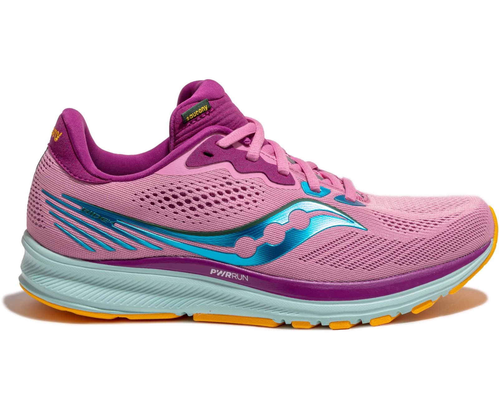 Saucony Ride 14 Hardloopschoenen Dames Roze Paars | QUA265847