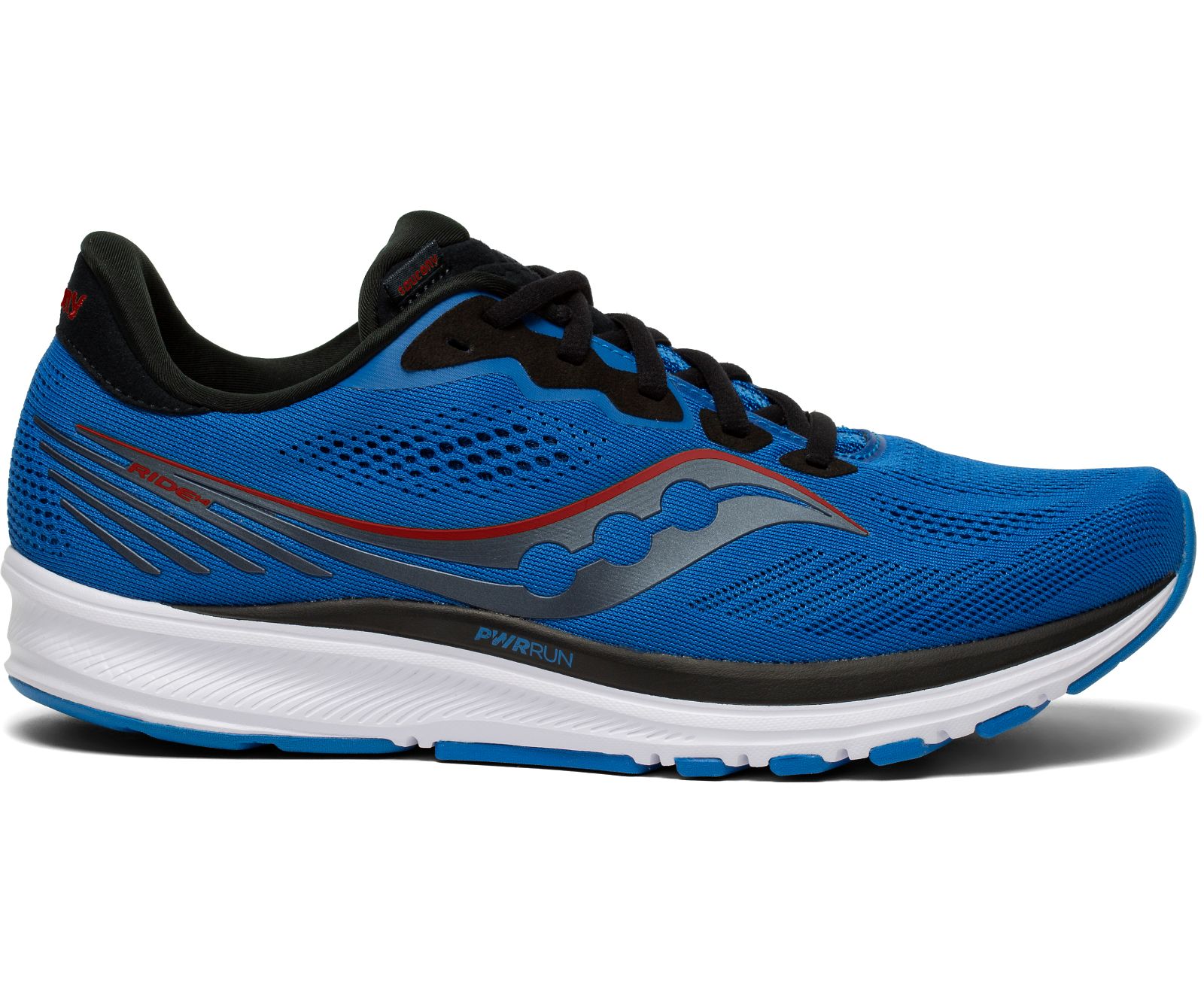 Saucony Ride 14 Hardloopschoenen Heren Blauw Zwart | PVI367509