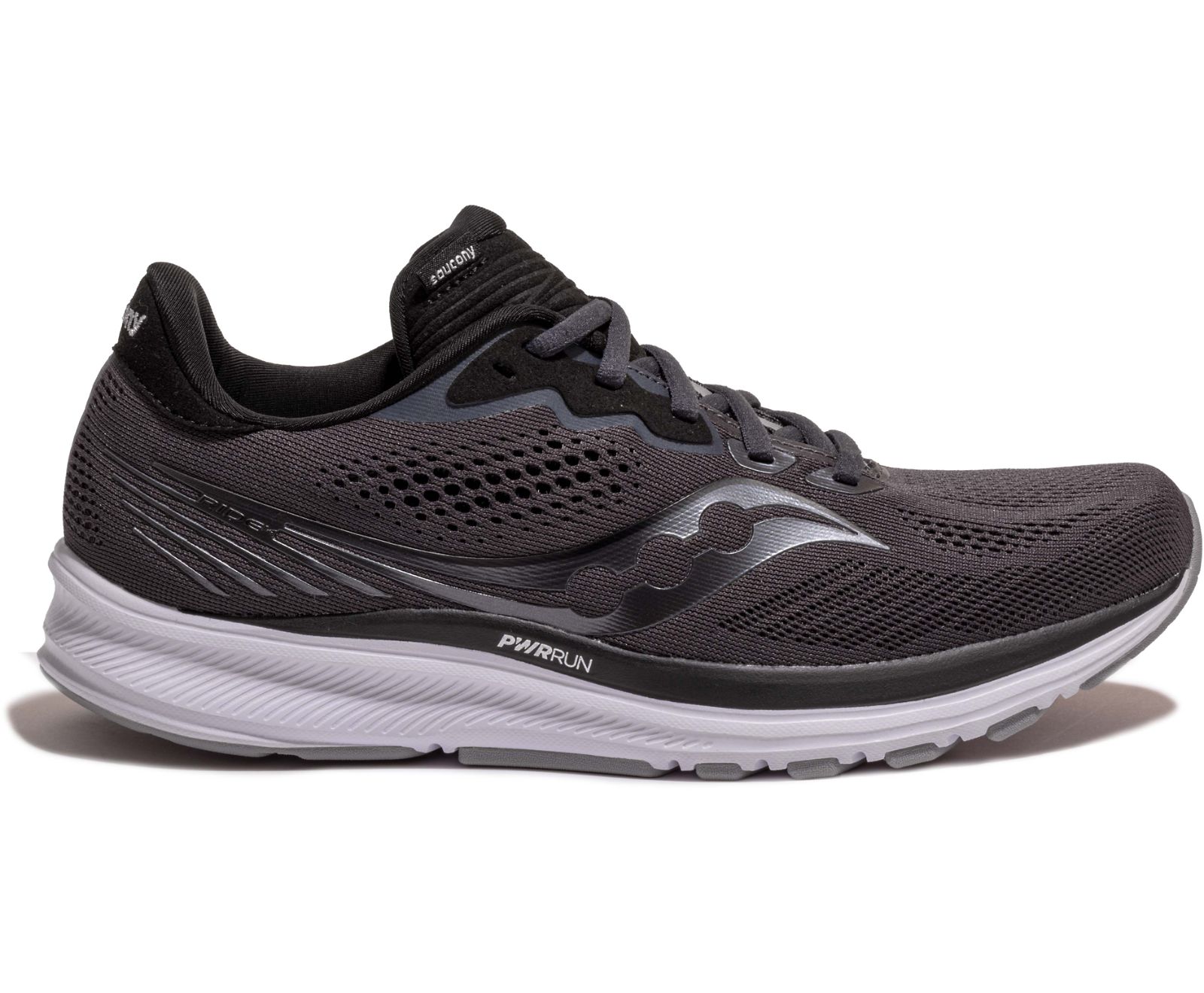 Saucony Ride 14 Hardloopschoenen Heren Grijs Zwart | MQO470195