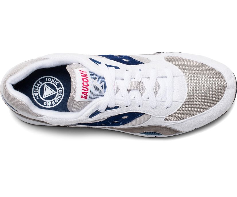 Saucony Shadow 6000 Originals Dames Wit Grijs Donkerblauw | HBD614972