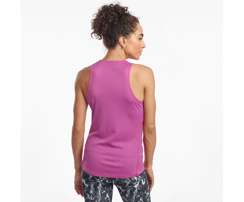 Saucony Stopwatch Singlet Tanktop Dames Paars | 751-KSFEZB