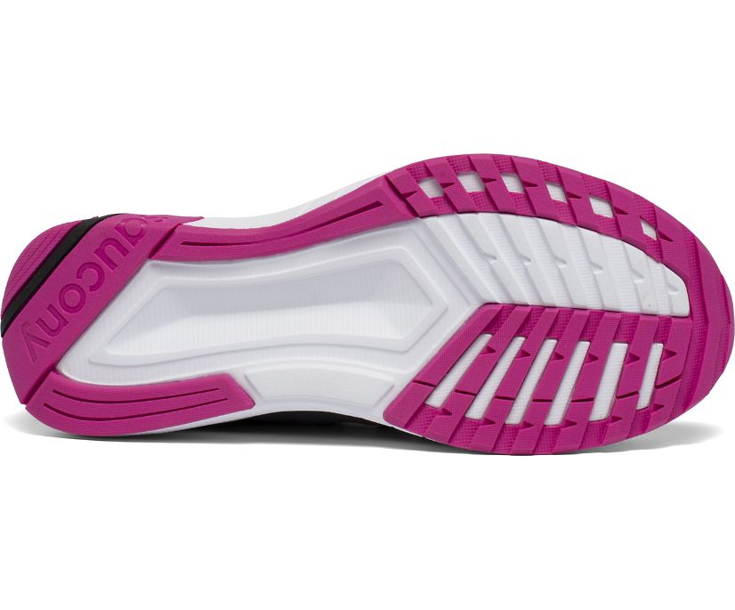 Saucony Stretch & Go Glide Wandelschoenen Dames Grijs Roze | 681-ZSMDNI