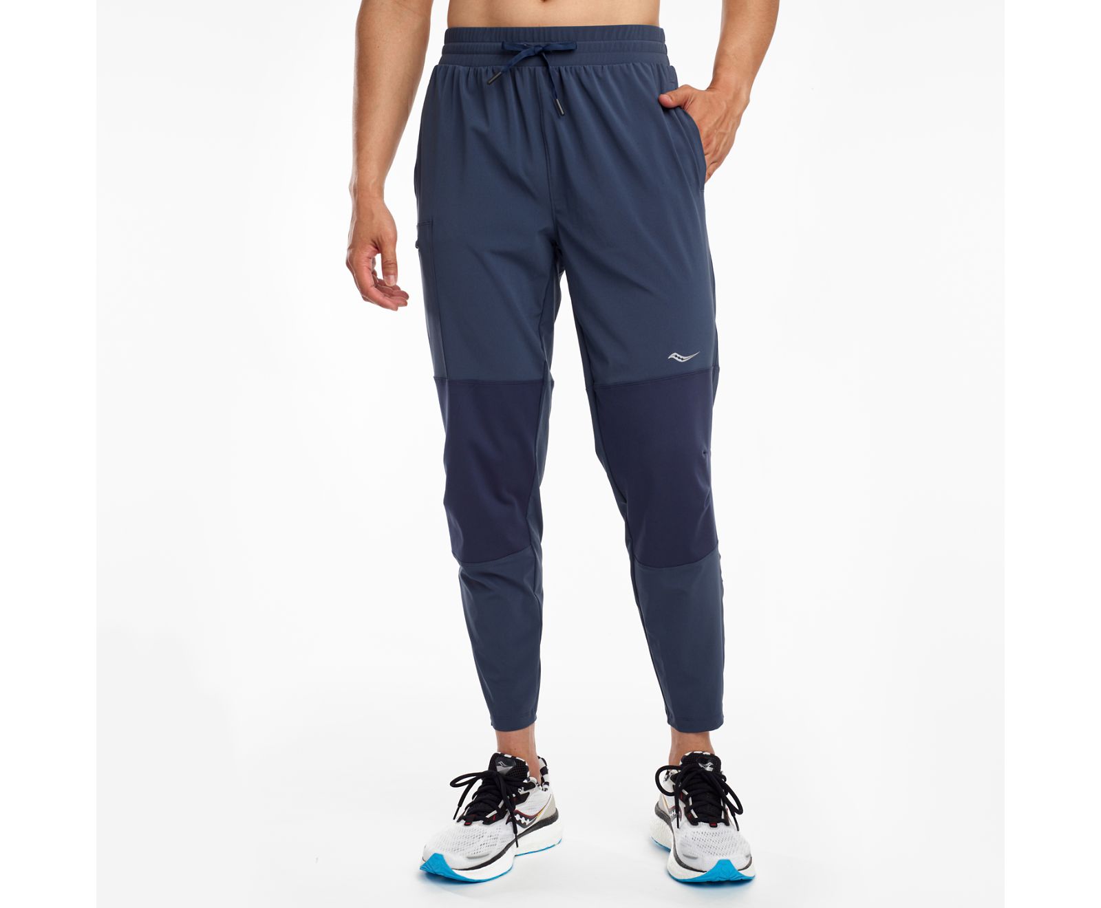 Saucony Summit Jogger Broek Heren Blauw | JND028734