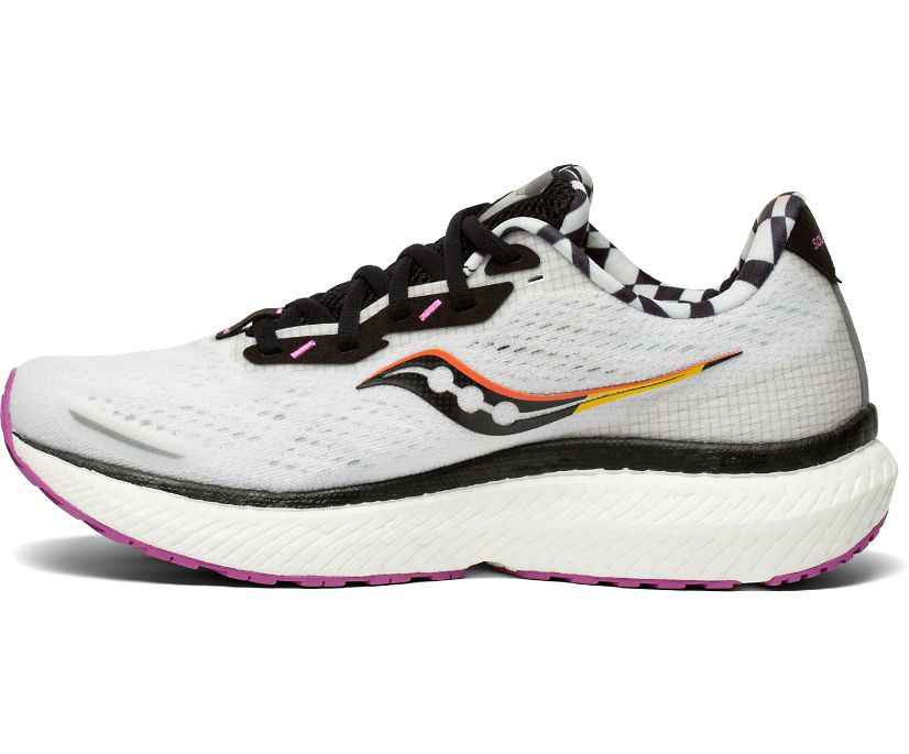 Saucony Triumph 19 Hardloopschoenen Dames Zilver Zwart | BUL982605