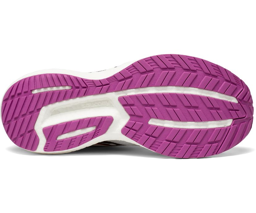 Saucony Triumph 19 Hardloopschoenen Dames Zilver Zwart | BUL982605