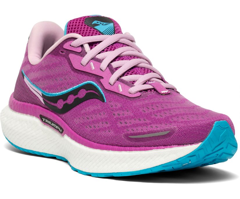 Saucony Triumph 19 Hardloopschoenen Dames Paars | TVO075248