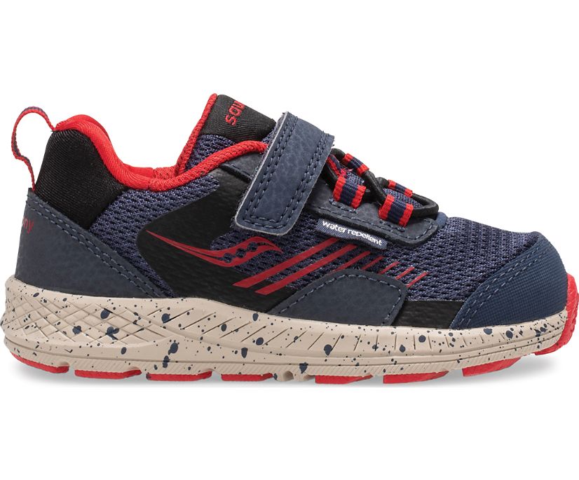 Saucony Wind Shield A/C Jr. Sneakers Kinderen Donkerblauw Rood | WEQ104687