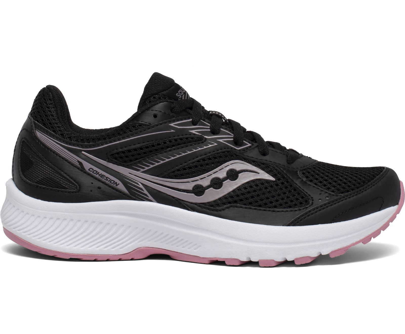 Saucony Cohesion 14 Hardloopschoenen Dames Zwart Roze | 970-VDQBXI