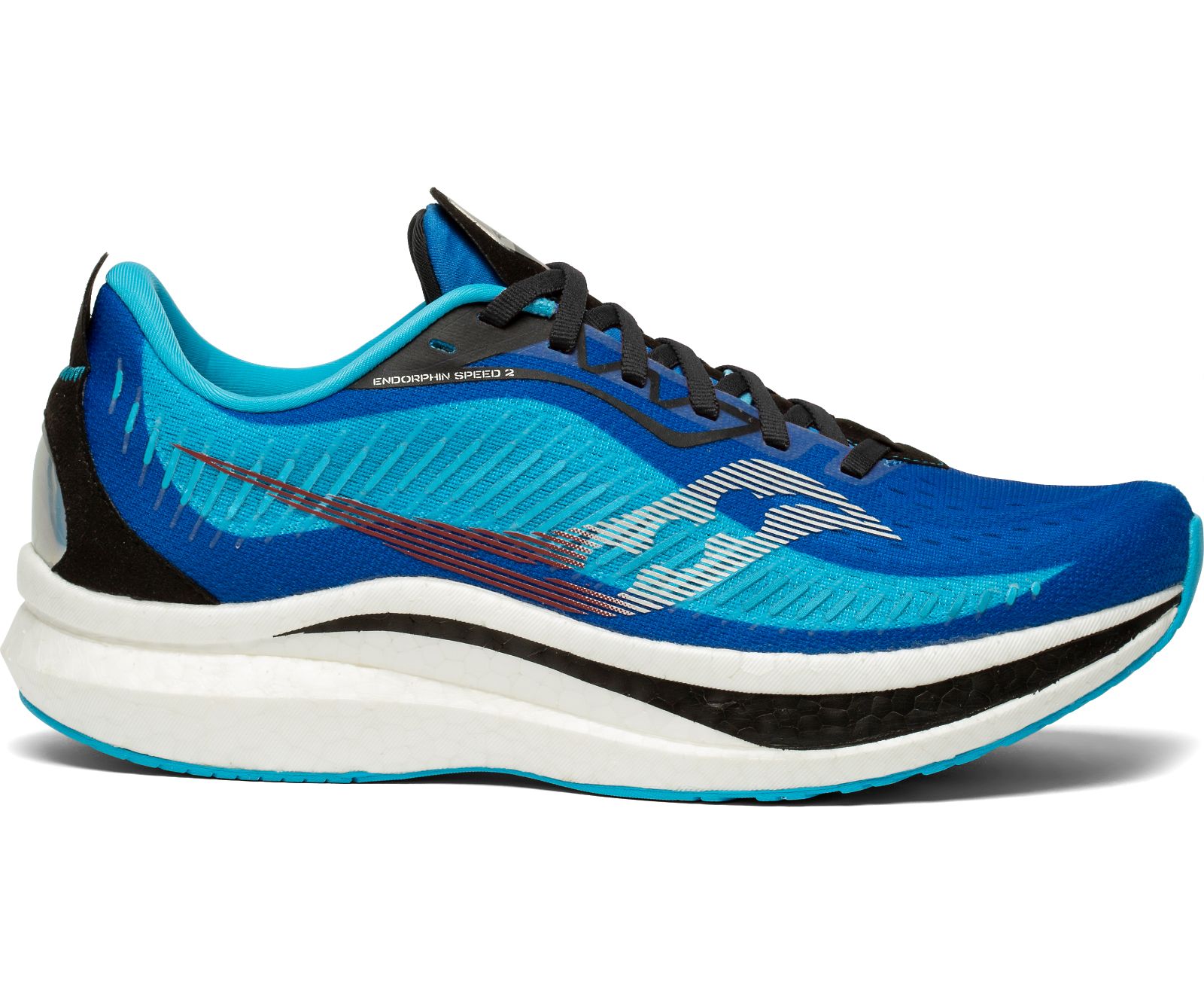 Saucony Endorphin Speed 2 Hardloopschoenen Heren Koningsblauw Zwart | GXU207419