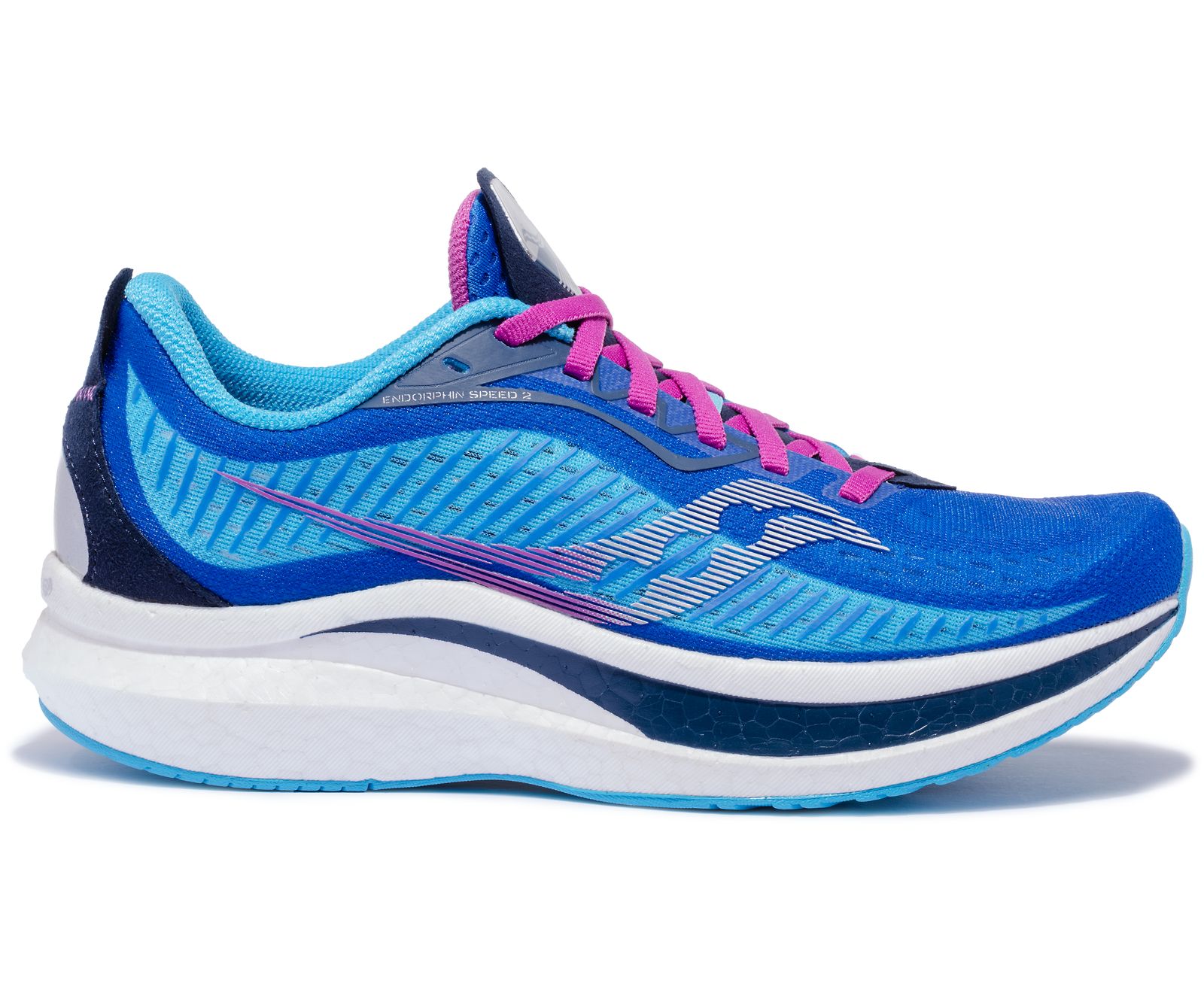 Saucony Endorphin Speed 2 Hardloopschoenen Dames Blauw Roze | OTF162847