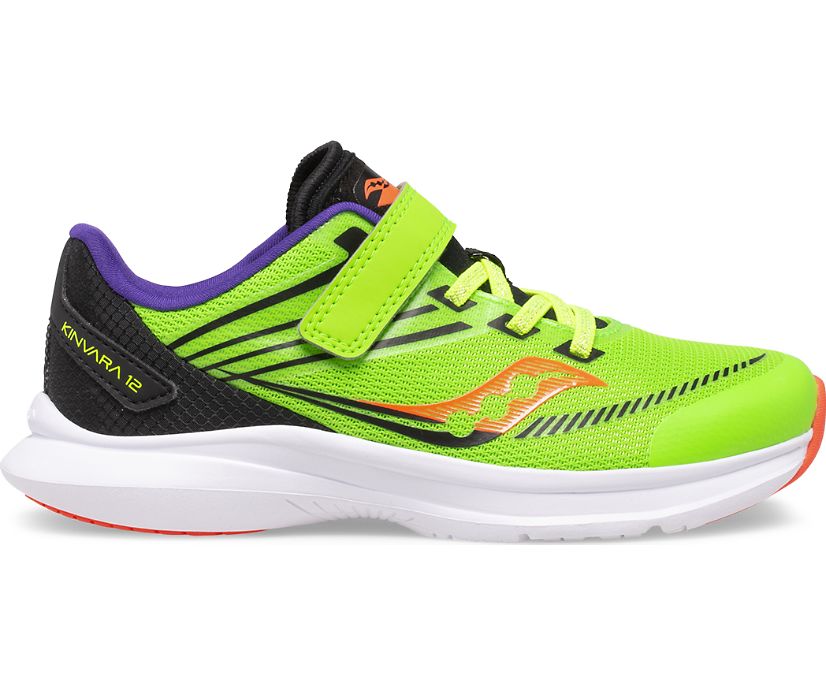 Saucony Kinvara 12 A/C Sneakers Kinderen Groen Zwart | XTA630954