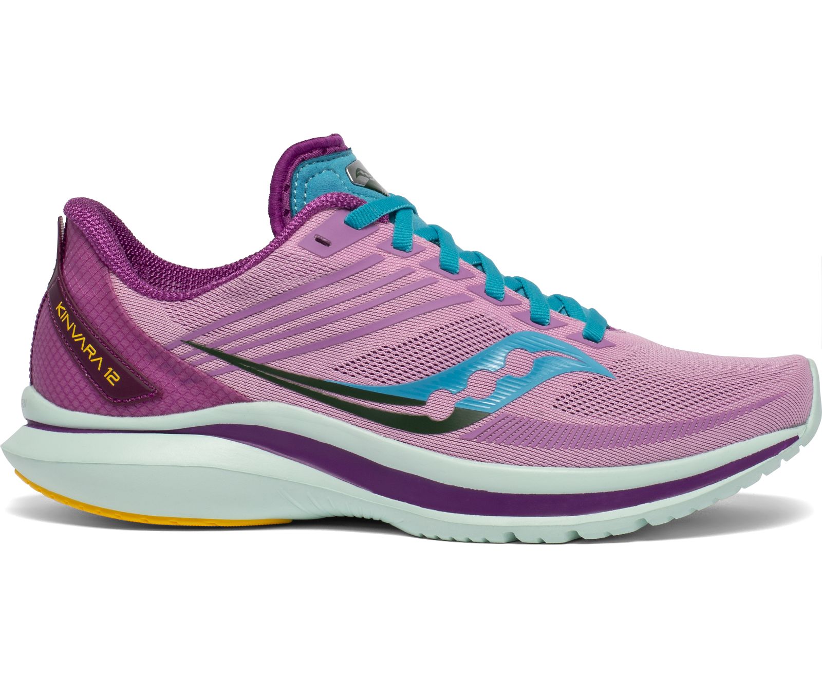 Saucony Kinvara 12 Hardloopschoenen Dames Roze Blauw | DYM175803