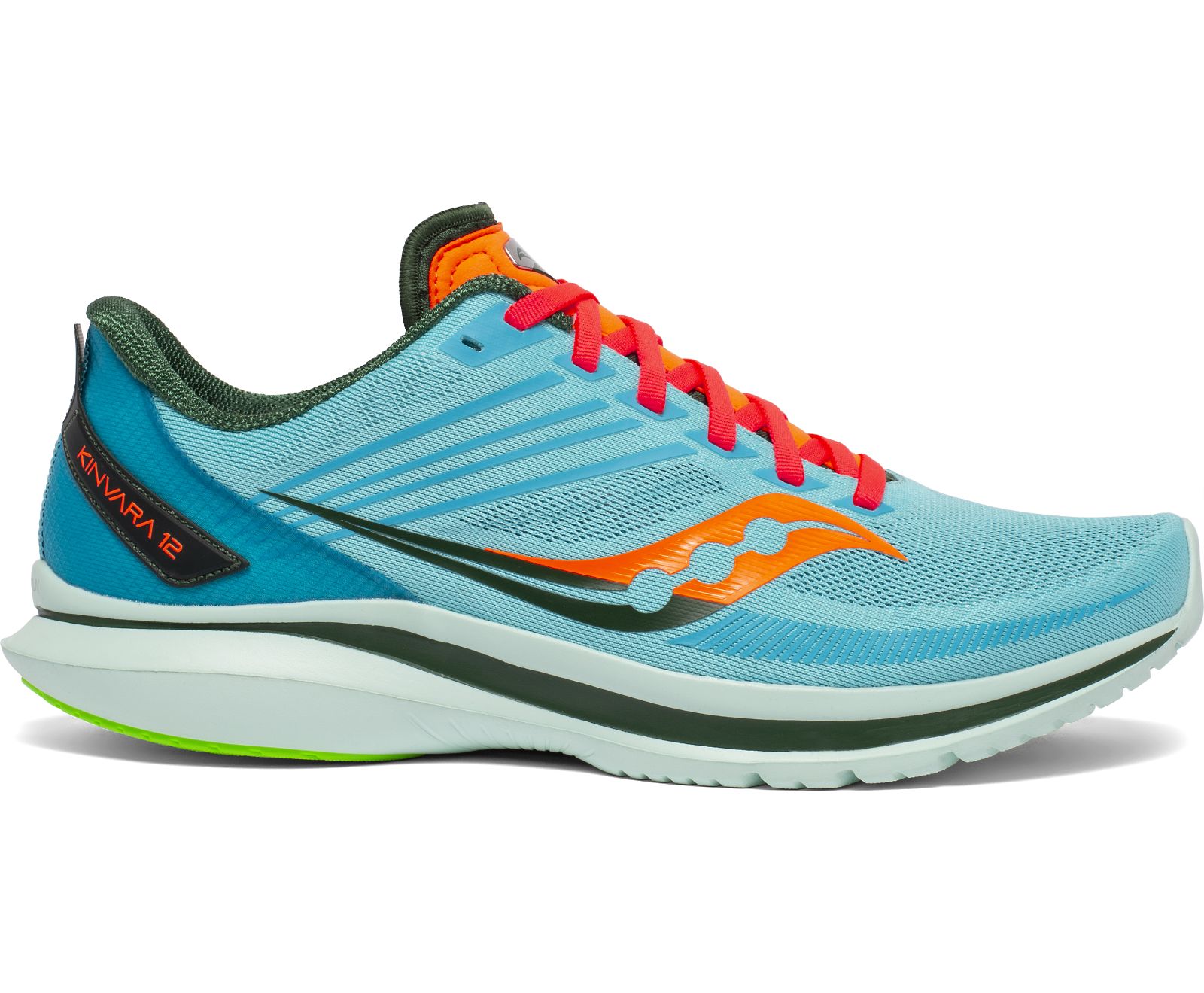 Saucony Kinvara 12 Hardloopschoenen Heren Turquoise Blauw Oranje | WQK321684