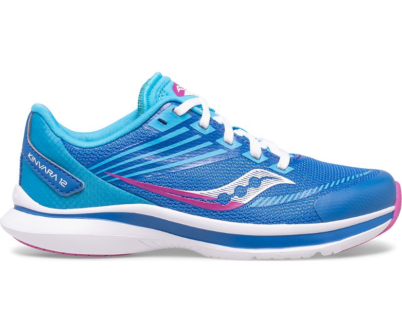 Saucony Kinvara 12 Sneakers Kinderen Blauw Roze | FNQ023685