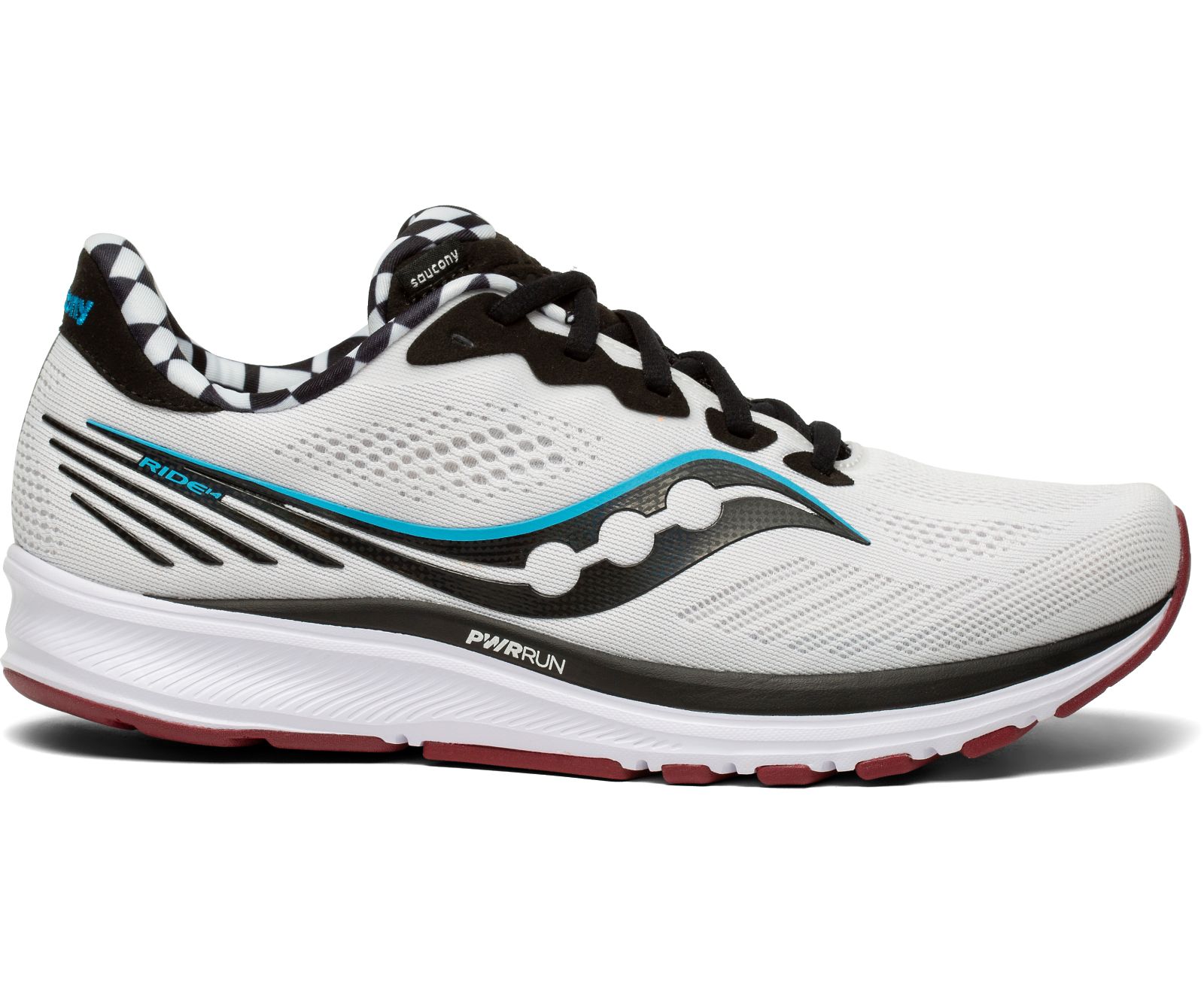 Saucony Ride 14 Hardloopschoenen Heren Zilver Zwart | RCT438592