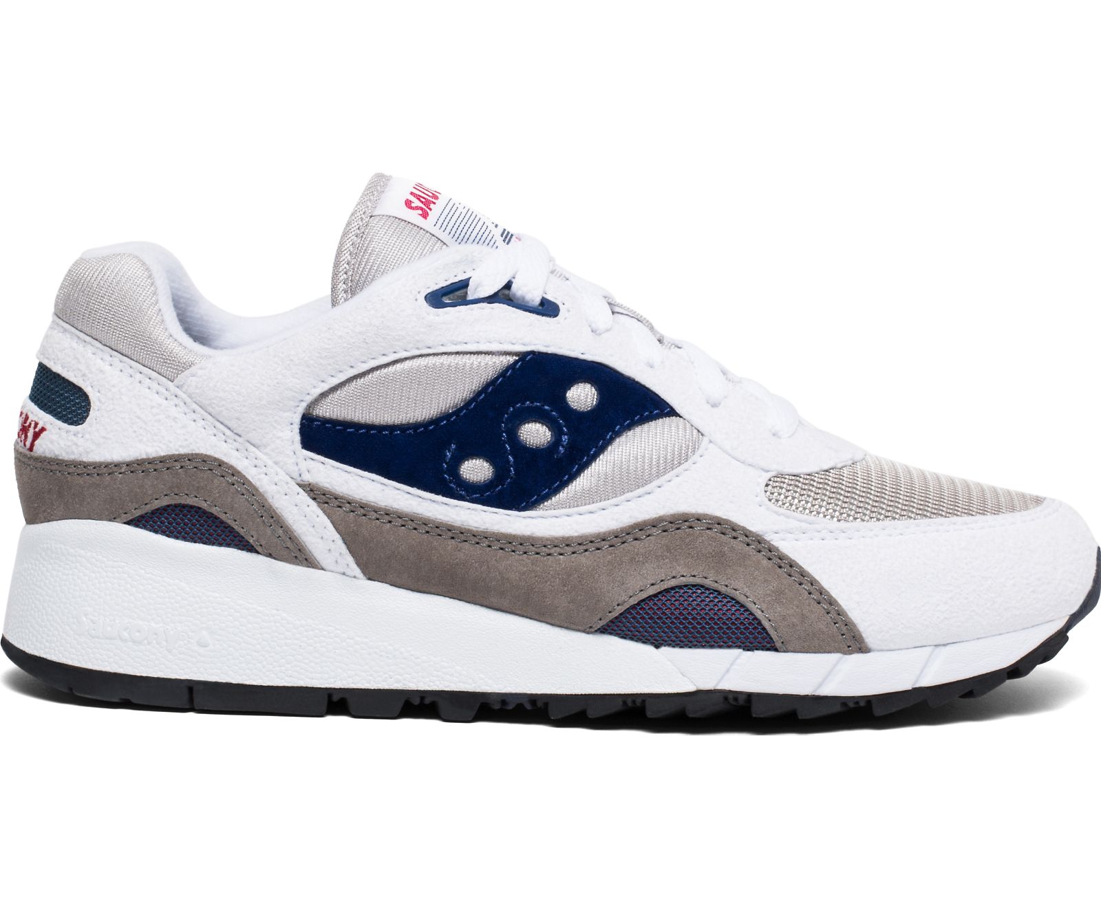 Saucony Shadow 6000 Originals Dames Wit Grijs Donkerblauw | HBD614972