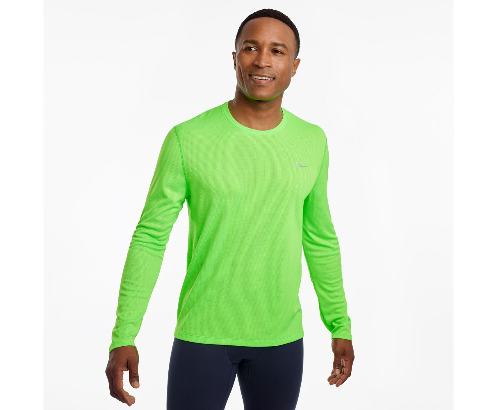 Saucony Stopwatch Long Sleeve Overhemd Heren Lichtgroen | XIH987154