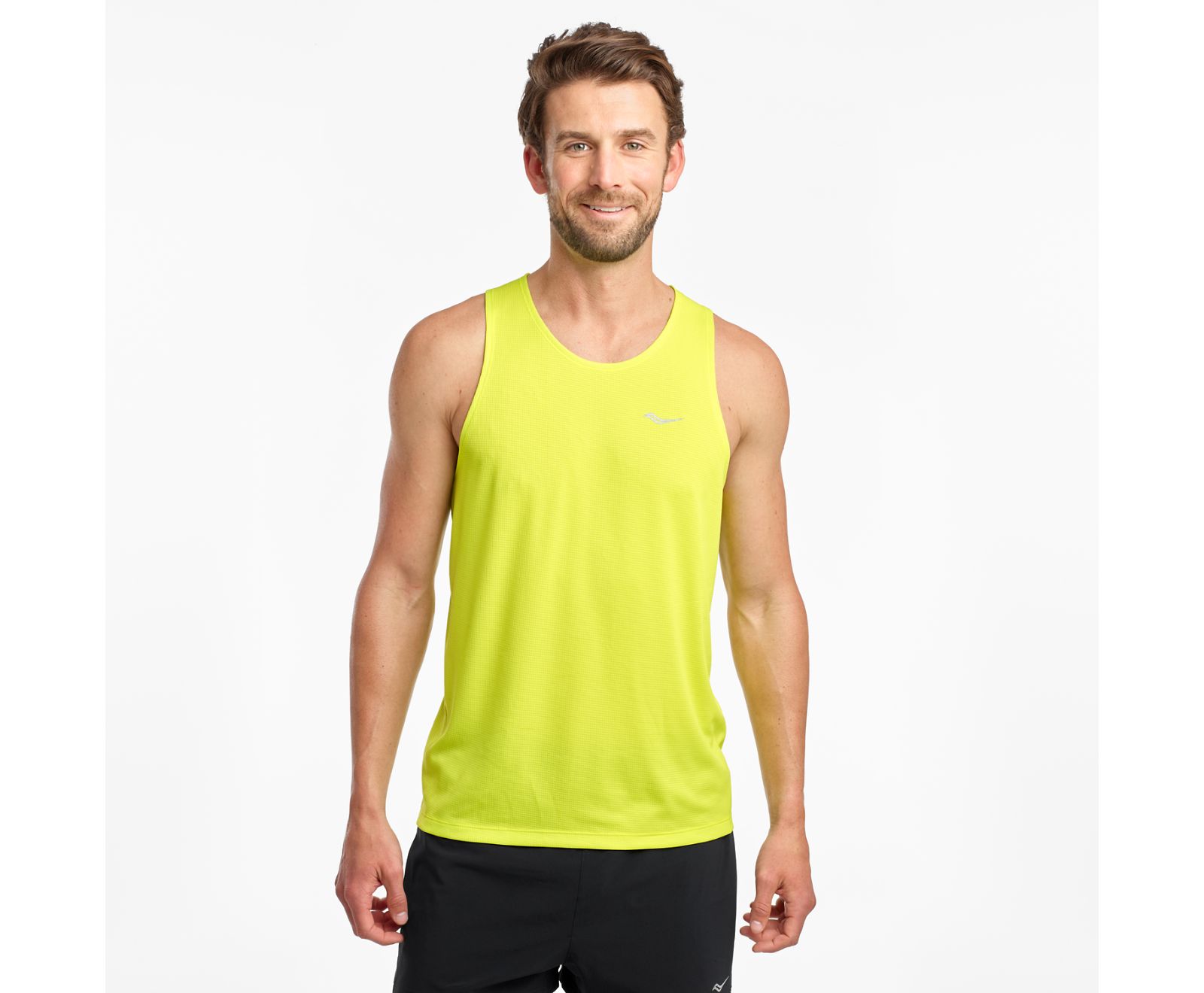 Saucony Stopwatch Singlet Tanktop Heren Roze | QWJ358102