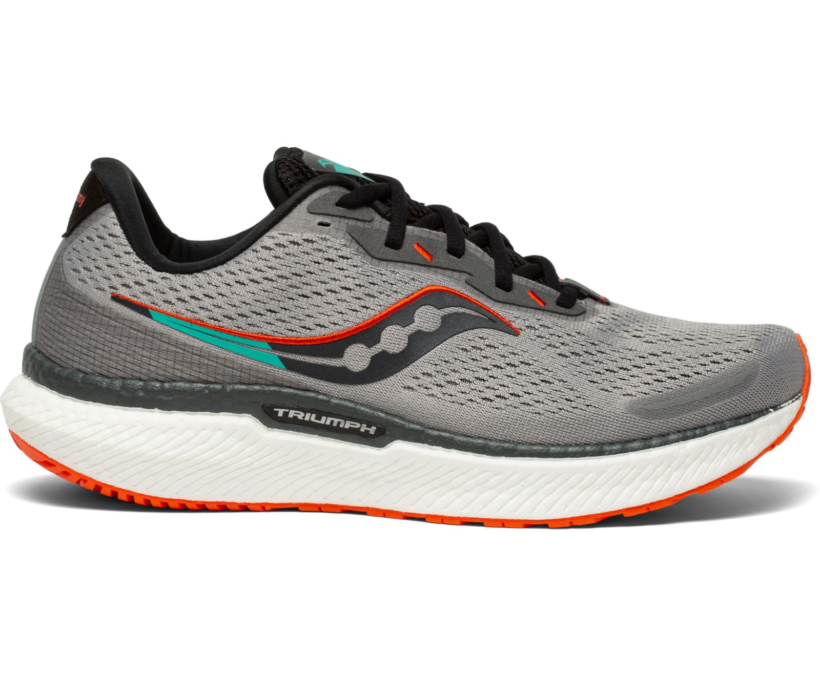 Saucony Triumph 19 Brede Hardloopschoenen Heren Grijs Zwart | EDP796045